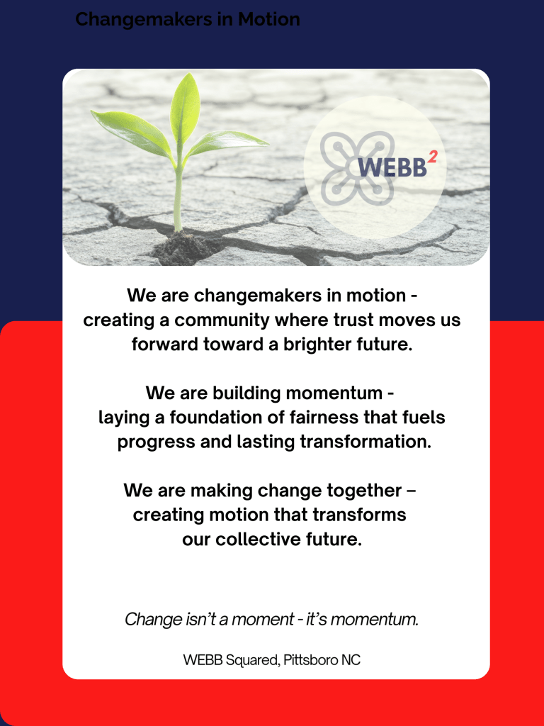 Change isn’t a moment - it’s momentum.