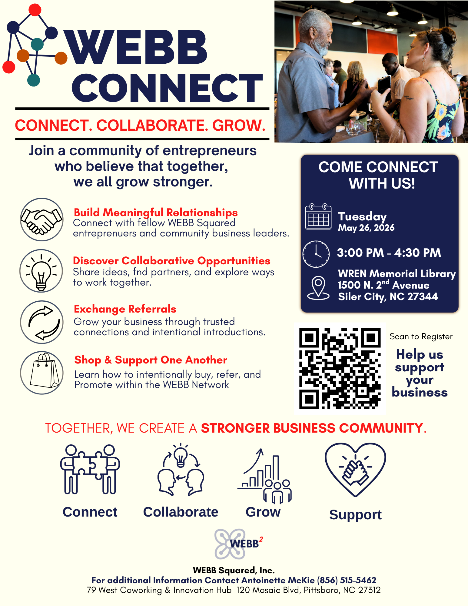 WEBB Connect Flyer #2